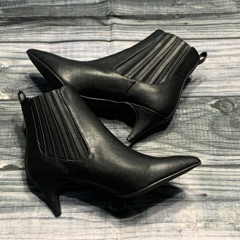 Black Ankle Booties - Picture 8 of 10